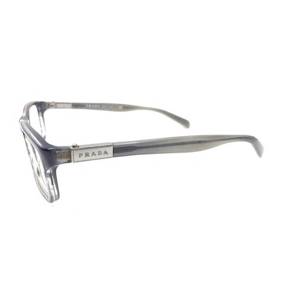 Prada VPR 02O EAJ-1O1 Smoke Gray Eyeglasses Frames 55-16 140 Italy Designer - Picture 7 of 12